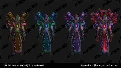 Sercan Özyurt [fan Concept] Tier Set Druid World Of Warcraft