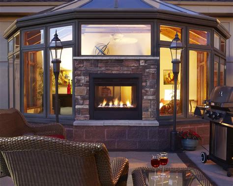20 Indoor Outdoor Fireplace Ideas