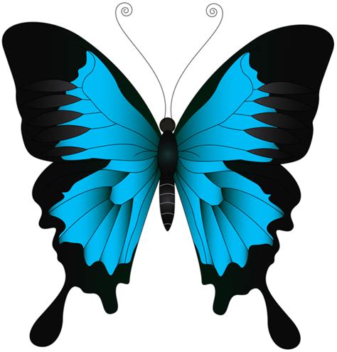 Blue Butterfly PNG Clip Art Image | Butterfly artwork, Butterfly painting, Butterfly clip art