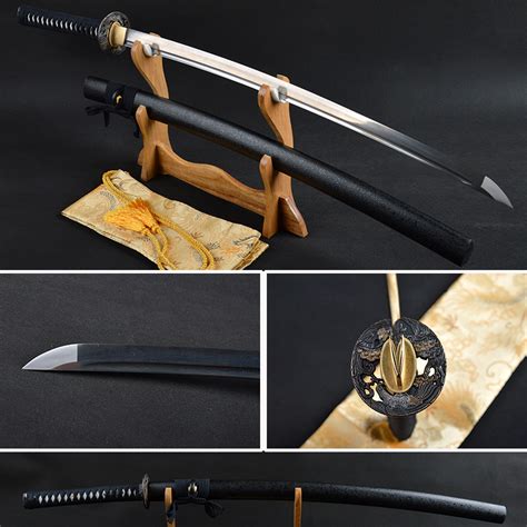 Hand Forged Japanese Samurai Katana Sharp Full Tang Damascus Folded