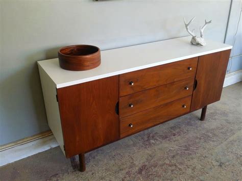 Vintage Ground Mid Century Buffet Credenza Media Console