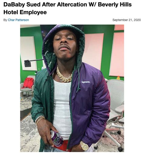 Dababy Sued For 2 Million By Former Hotel Employee Who Claims He Was