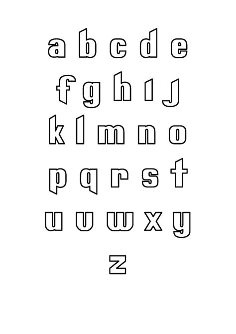Printable Letters Printable Alphabets Uppercase Letters Abc Lower