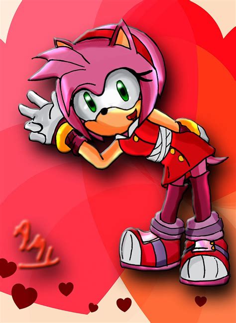 Amy Rose Sonic Boom Style By Mystic3angel Fanart Central