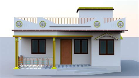 Village House Plans With 3 Bedrooms Small And Simple By Prem S Home