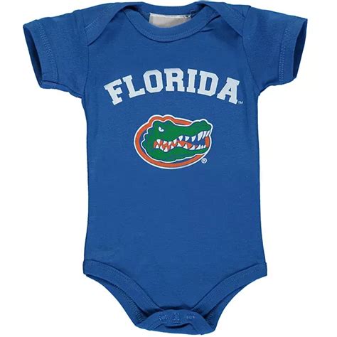 Infant Royal Florida Gators Arch And Logo Bodysuit