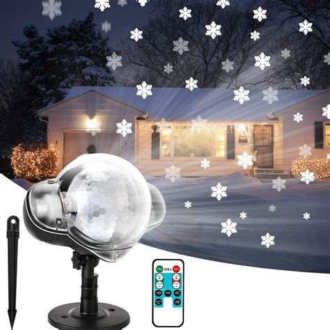 Epidgadget Snowflakes Projector Lights Snowflake Projection Light With