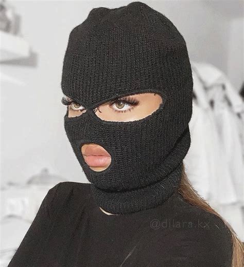 Gangsta Girl Ski Girl Balaclavas All Black Everything Ski Mask