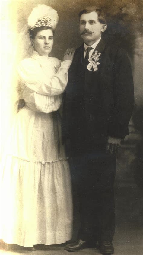 Vintage Bride And Groom Photograph By Alan Espasandin