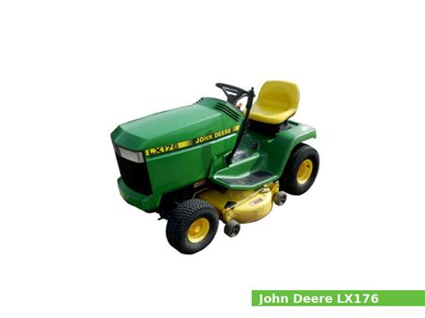 John Deere Lx176 Lawn Tractor Specs And Service Data