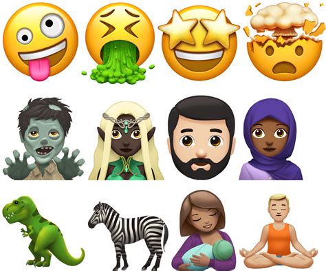 Here Are Some Of New Emoji Coming To Iphone Ipad Mac And Apple Watch