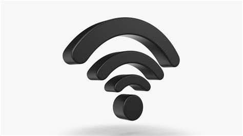 D Wifi Symbol Collection Turbosquid
