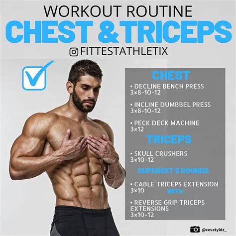 Chest And Triceps Superset Workout Muscles To Grow Bigger Gymguider