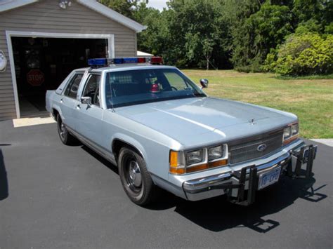 Police Vintage Cruiser Mint Condition 1989 Classic Ford Crown