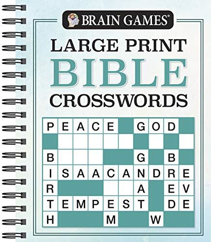 Download Brain Games Large Print Bible Crosswords Brain Games