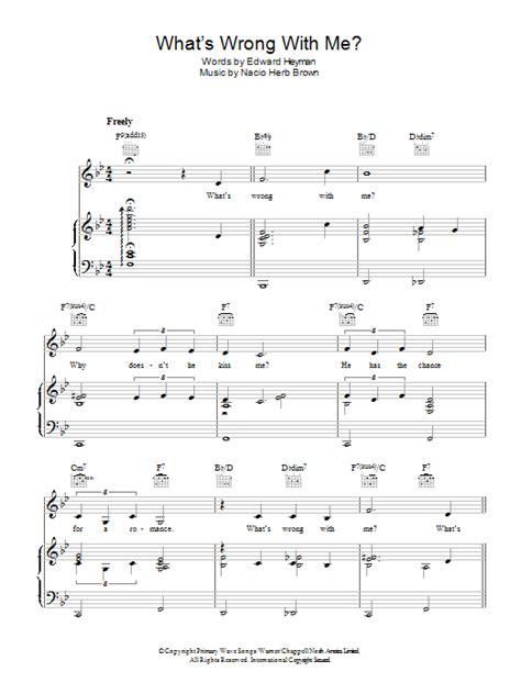 Whats Wrong With Me Sheet Music Direct