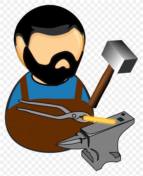 Clip Art Blacksmith Openclipart Anvil Tool Png 1952x2400px