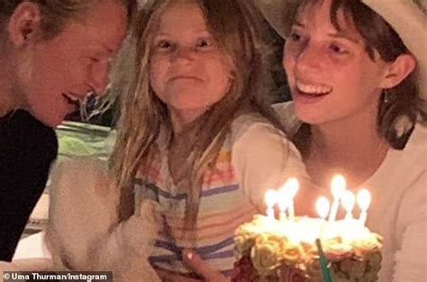 Mother, father, siblings, husband, kids. Uma Thurman celebrates both her daughters' birthdays ...