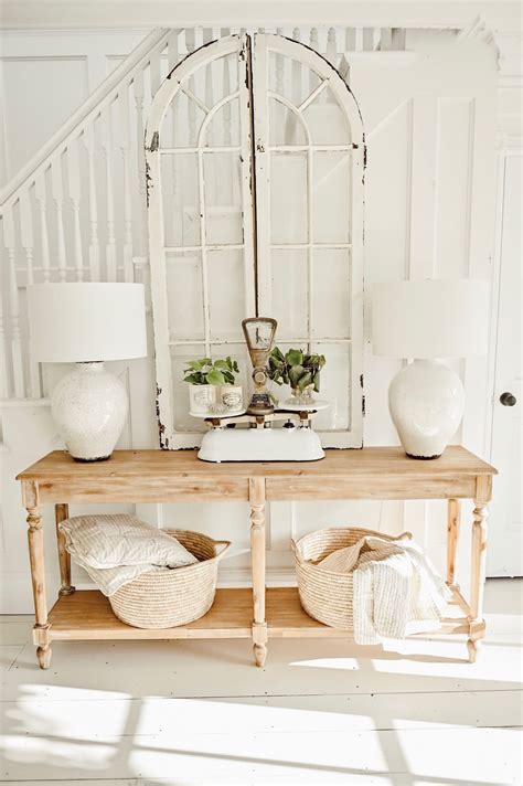 Simple And Clean Cottage Style Entryway Liz Marie Blog