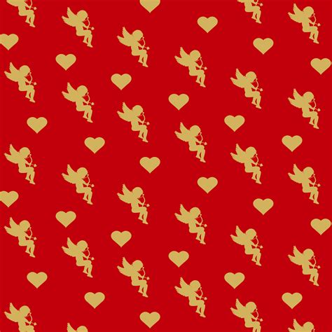 Wrapping Paper Valentines Day Decorative Illustrations Creative