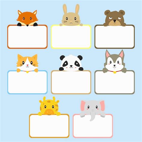 Premium Vector Cute Animal Banners