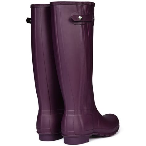 Ladies Hunter Original Slim Zip Winter Wellies Rain Wellingtons Boots