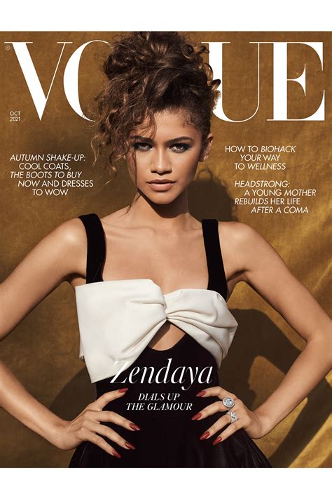 Zendaya Is British Vogues October 2021 Cover Star Entertainment News