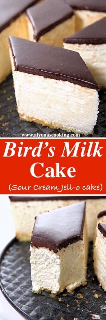 bird s milk cake recipe ptichye moloko alyona s cooking