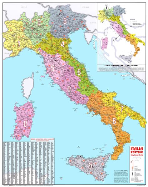 Koop Postcodekaart Italië 11000000 Voordelig Online Bij Commee