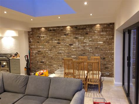 Brick Slip Internal Wall Kitchen In 2019 Brick Wall Kitchen Brick