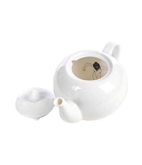 Trouva Pols Potten Undressed White Teapot