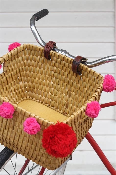 I'm so excited to be here!!!! How To Make a DIY Bike Basket | Retro bike accessories ...