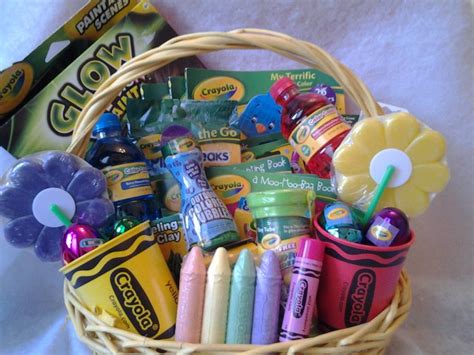 Crayola T Basket In 2020 With Images Auction T Basket Ideas Easy T Baskets T