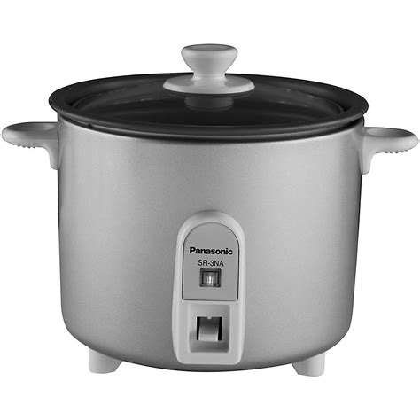 Thank you for your interest in panasonic products. Panasonic SR-3NAS 1.5-cup Mini Rice Cooker with Glass Lid ...
