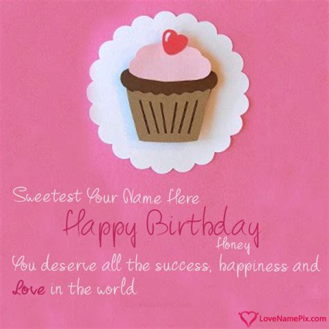 A collection of beautiful birthday wishes, warm greetings, sweet happy birthday congratulations and amazing images with greeting words. Birthday Messages Cards For Girlfriend Name Generator