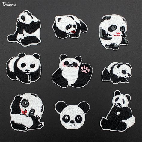 Super Lovely Cute Panda Embroidered Patch Cartoon Amazing Animal