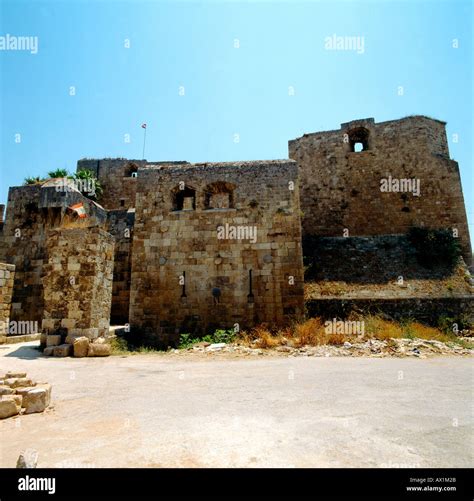 Tripoli Lebanon Entrance To The Citadel St Giles Crusader Castle 12th