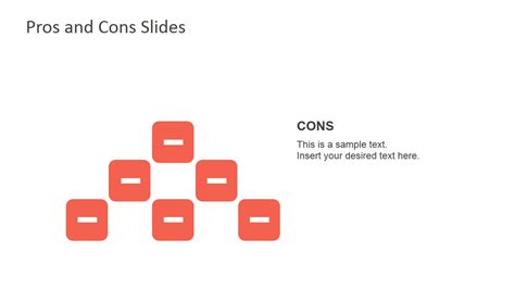 Pros Cons Slide Diagrams For Powerpoint Slidemodel