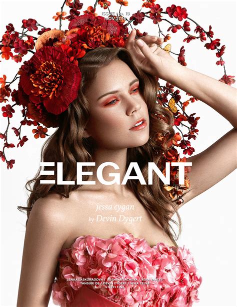 Elegant Magazine Fashion 11 November 2015 On Behance