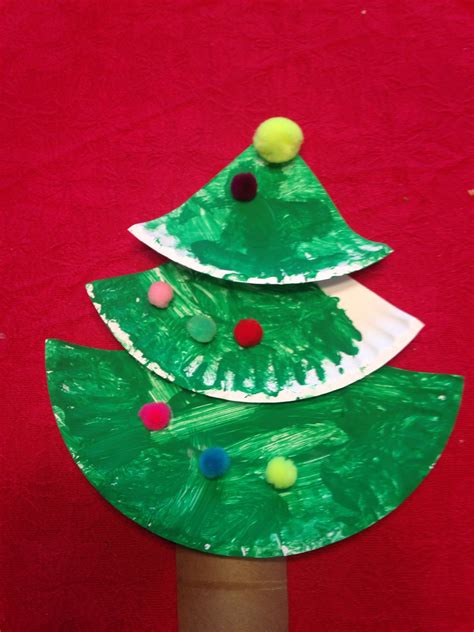 Paper Plate Christmas Tree Christmas Crafts For Kids Kids Christmas