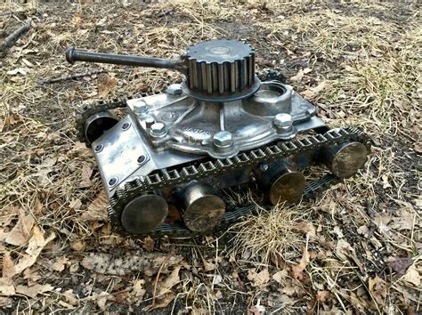 Volvo Tank Junk Art Tank Made From Old Auto Parts And
