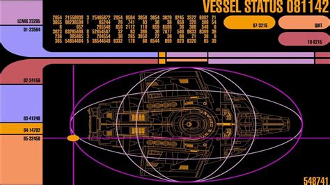 Star Trek Lcars Animations Defiant Vessel Status 081142 Youtube