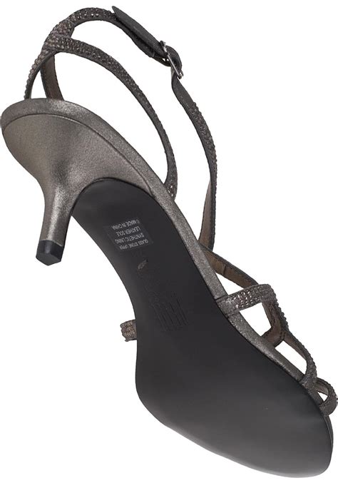 Pelle Moda Frantic Evening Sandal Pewter Leather