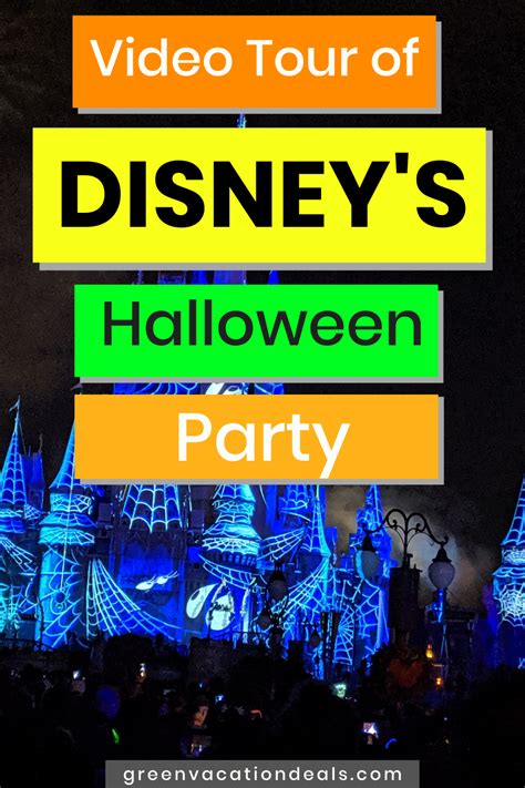 A Video Tour Of Disney Worlds Halloween Party Disney World Halloween