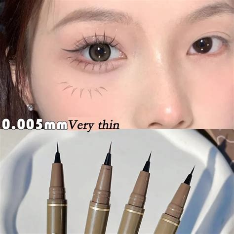 Waterproof Liquid Eyebrow Easy To Color Sweat Proof Eyebrow Pen 0005mm