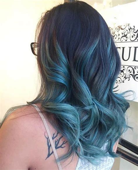 41 Bold And Beautiful Blue Ombre Hair Color Ideas Stayglam Stayglam