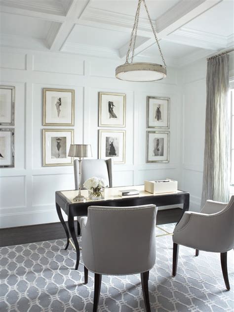 It is meant to cover and uncover a writing surface. Elegant Home Office | Houzz