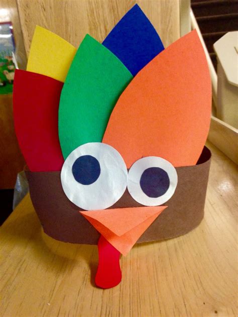 Turkey Headbands Fun Thanksgiving Craft To Do With Your Preschoolers Thanksgiving