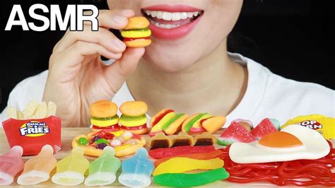 Asmr Eating Gummy Foods Youtube