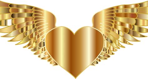 Download Be Love Gold Angel Wings Png Full Size Png Image Pngkit